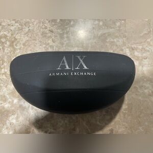 Armani Exchange Black Glasses Case